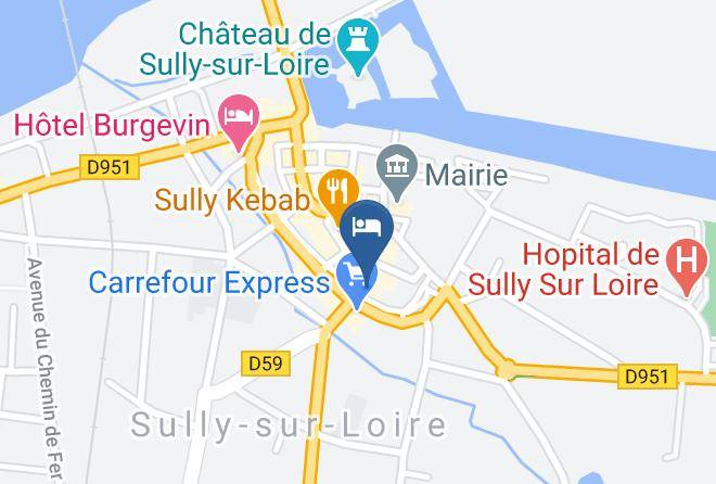 Loiret - Hotel La Tour Maps