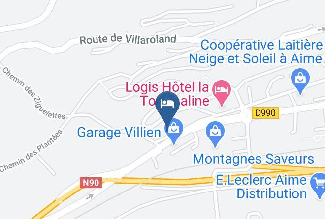 Savoie - Hotel La Tourmaline Maps