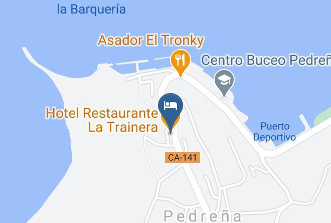 Hotel La Trainera Map