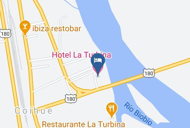 Negrete - Hotel La Turbina Maps