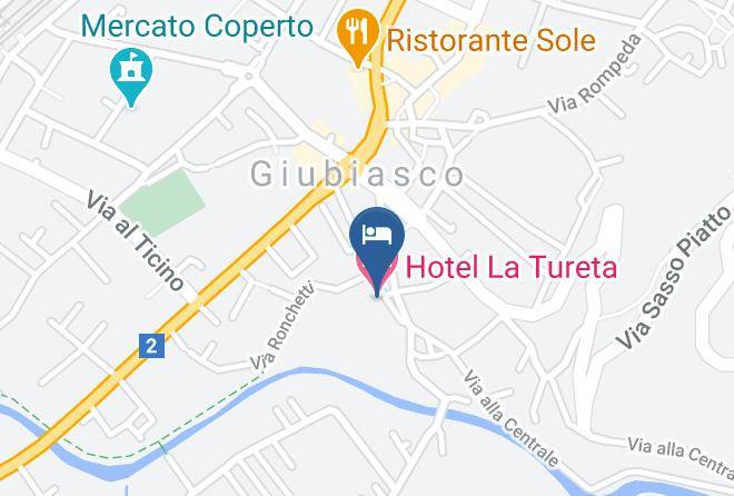 Bellinzona - Hotel La Tureta Maps