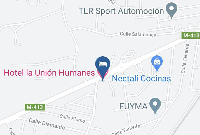 Hotel La Union Humanes Map
