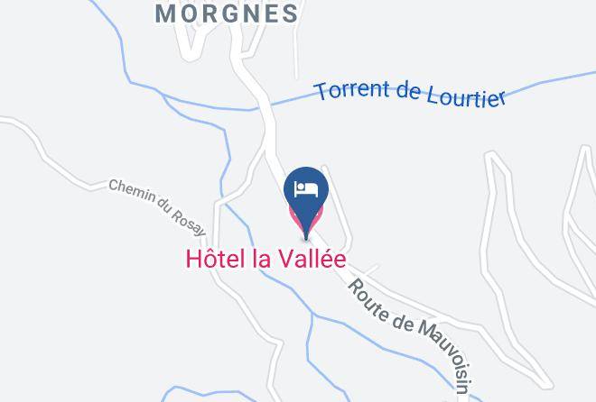 Hotel La Vallee Map