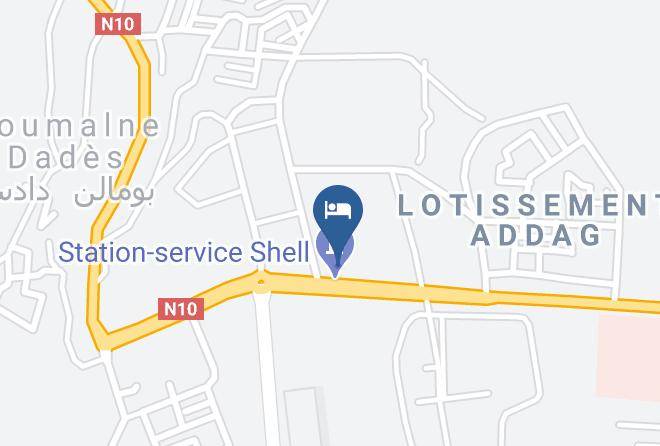 Meknes Tafilalet - Hotel La Vallee Des Oiseaux Maps