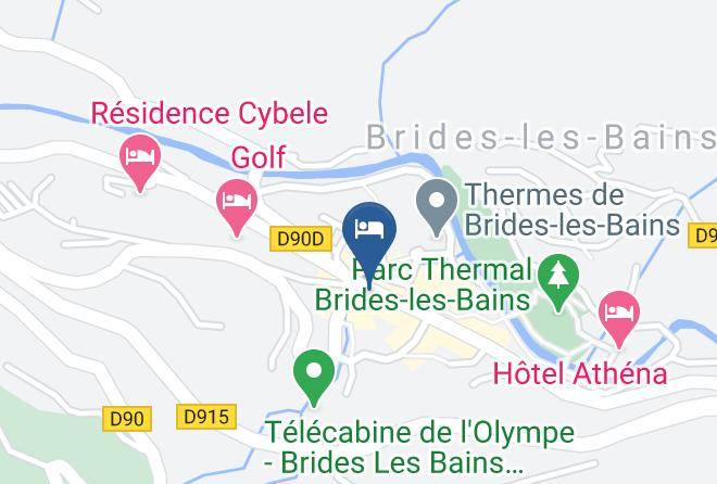 Savoie - Hotel La Vanoise 1825 Brides Les Bains Maps
