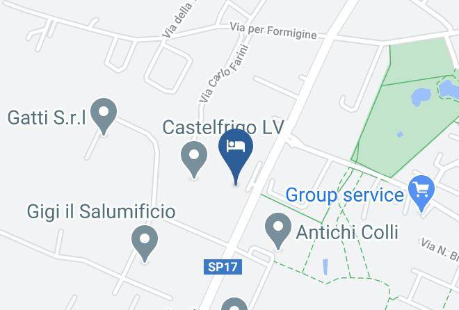 Modena - Hotel La Vela Maps