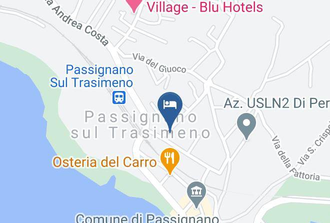 Perugia - Hotel La Vela Maps