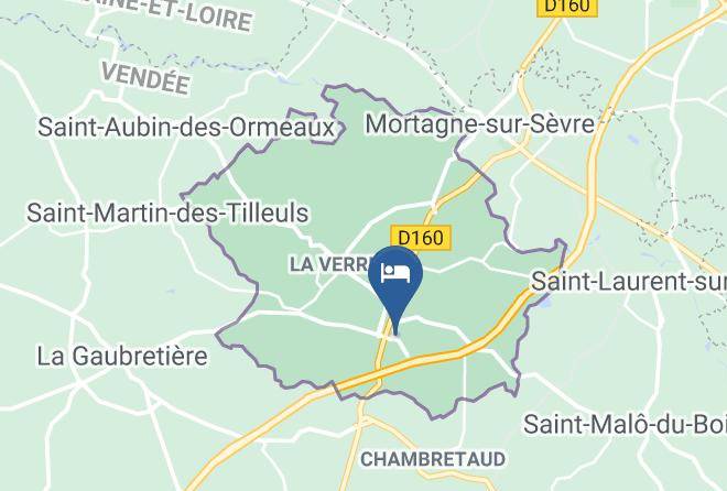 Hotel La Verriaire The Originals City Cholet Sud Map