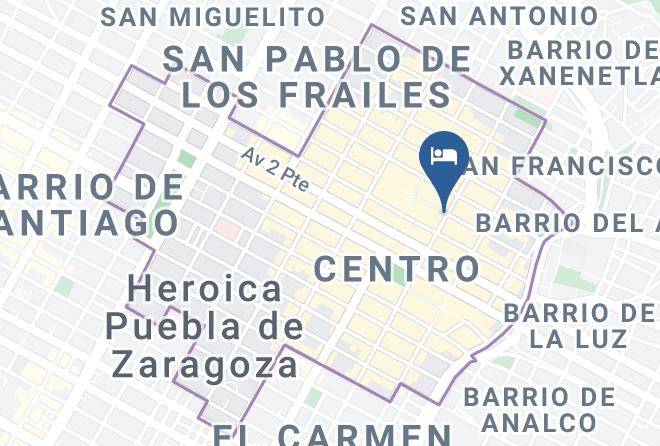 Heroica Puebla De Zaragoza Puebla - Hotel La Victoria Maps