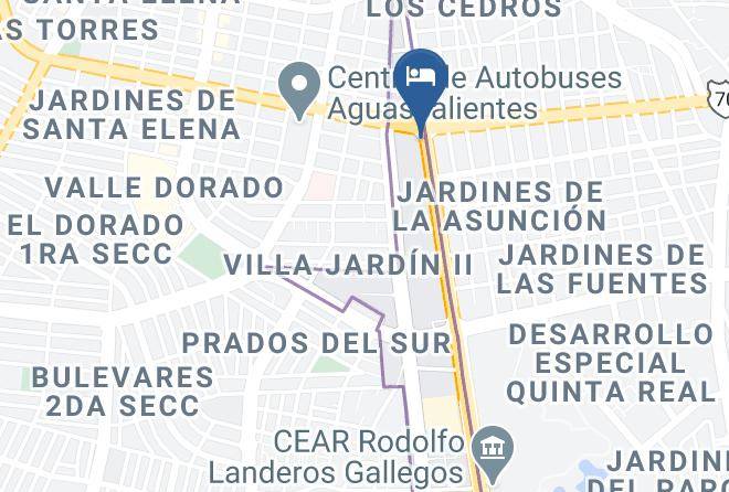 Aguascalientes Villa Asuncion - Hotel La Vid Maps
