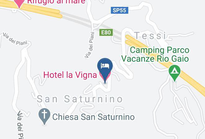 Genoa - Hotel La Vigna Maps