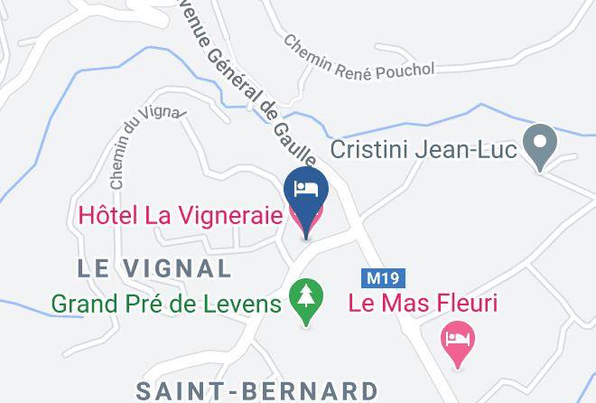 Maritime Alps - Hotel La Vigneraie Maps