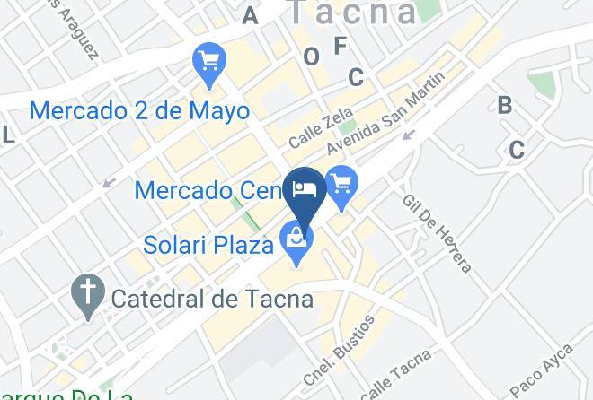 Tacna - Hotel La Virreyna Maps
