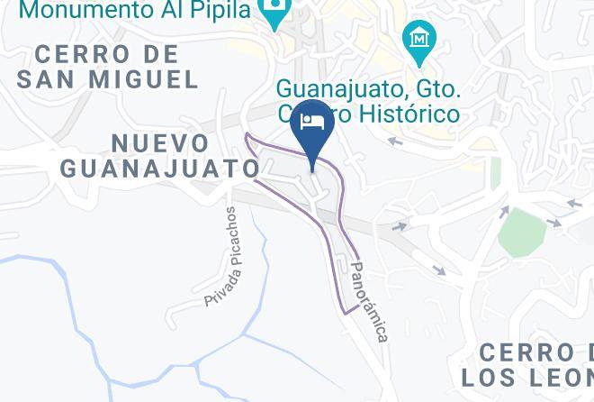 Guanajuato Boulevard Guanajuato - Hotel La Vista Maps
