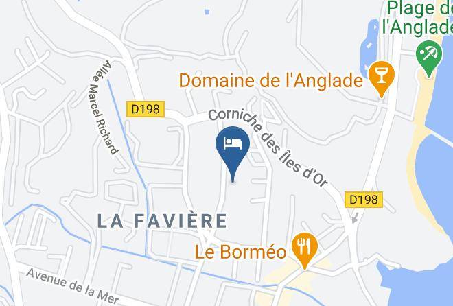 Var - Hotel La Voile Maps