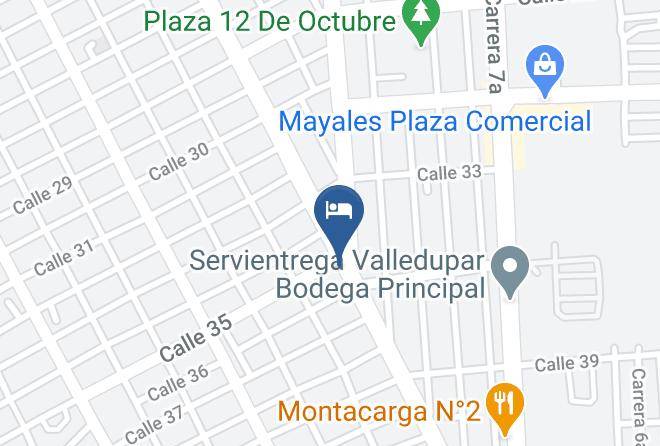 Valledupar - Hotel La Y Maps