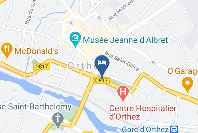 Pyrenees Atlantiques - Hotel Labat Maps