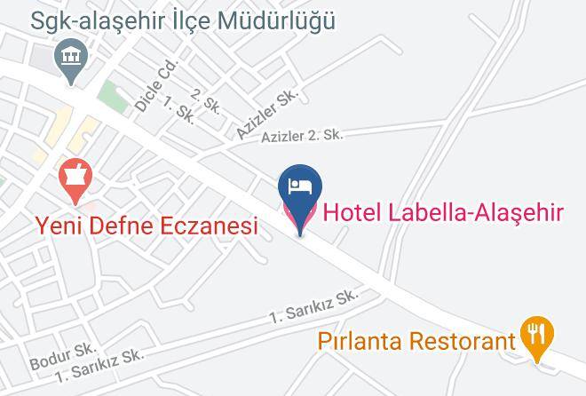 Alasehir - Hotel Labella Alasehir Maps