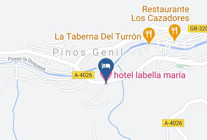 Granada - Hotel Labella Maria Maps