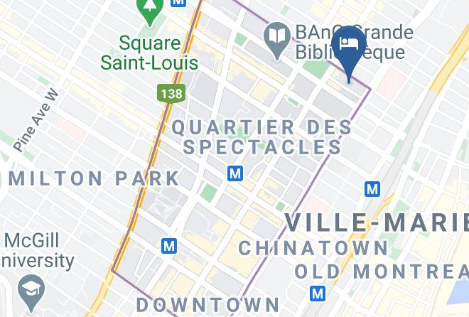 Montreal - Hotel Labelle Maps