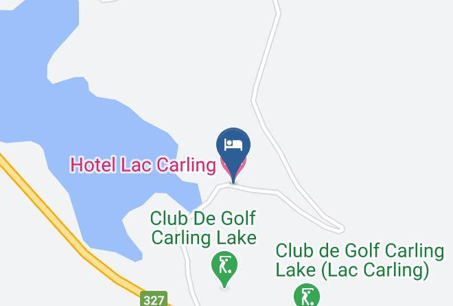 Hotel Lac Carling Map