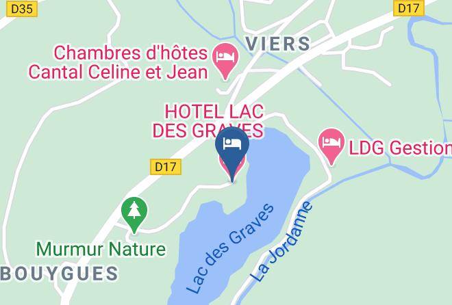Cantal - Hotel Lac Des Graves Maps