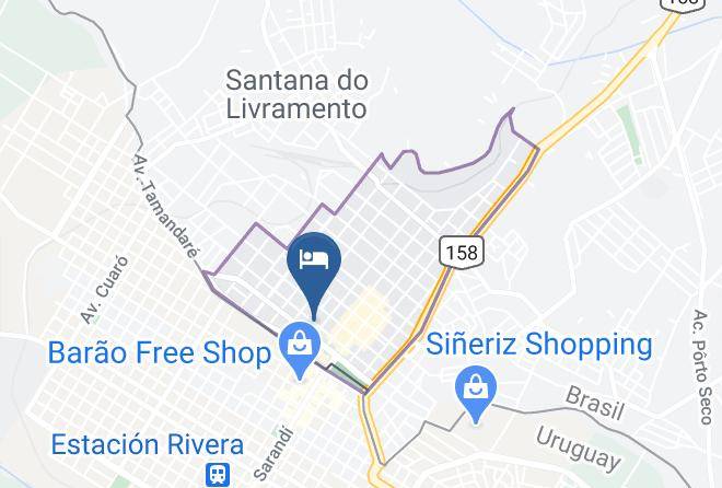 Santana Do Livramento - Hotel Lacador Maps