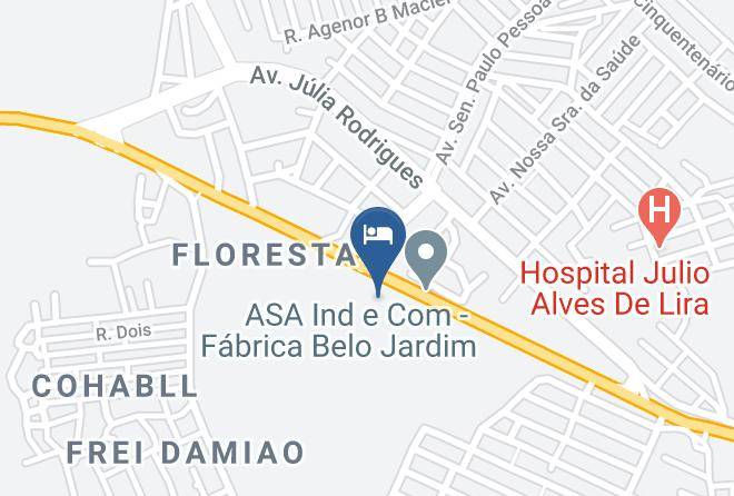 Belo Jardim - Hotel Lacazzona Maps