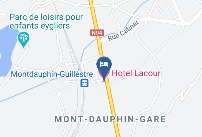 Hautes Alpes - Hotel Lacour Maps