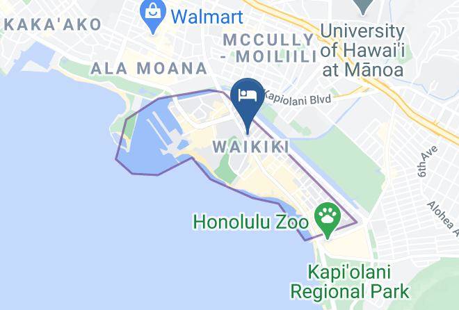 Honolulu - Hotel Lacroix Waikiki Maps