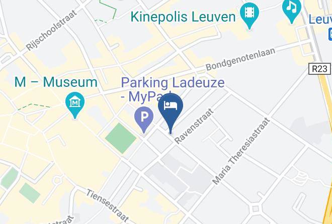 Flemish Brabant - Hotel Ladeuze Maps