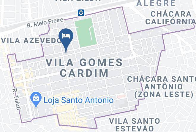 Sao Paulo Tatuape - Hotel Lado Leste Maps