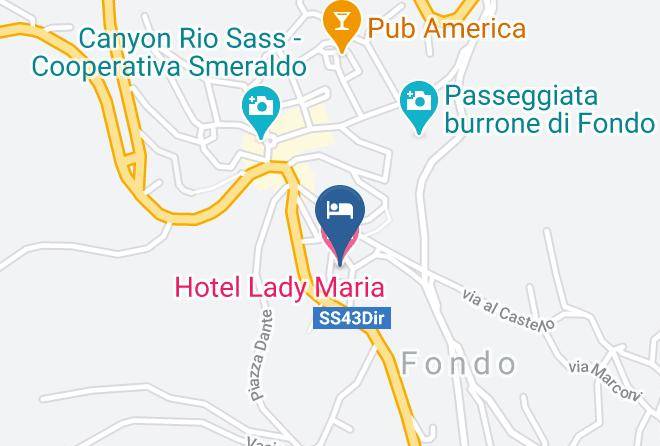 Trento - Hotel Lady Maria Maps