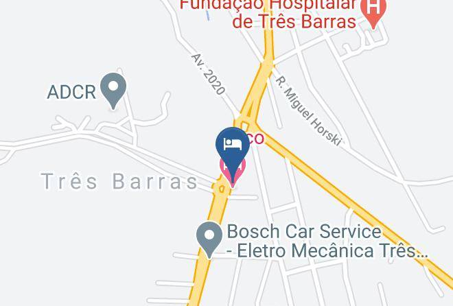 Tres Barras - Hotel Lageana Maps