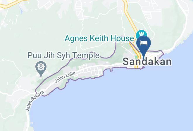 Bahagian Sandakan - Hotel Lagenda Maps
