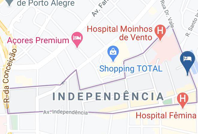 Porto Alegre - Laghetto Viverone Moinhos Maps
