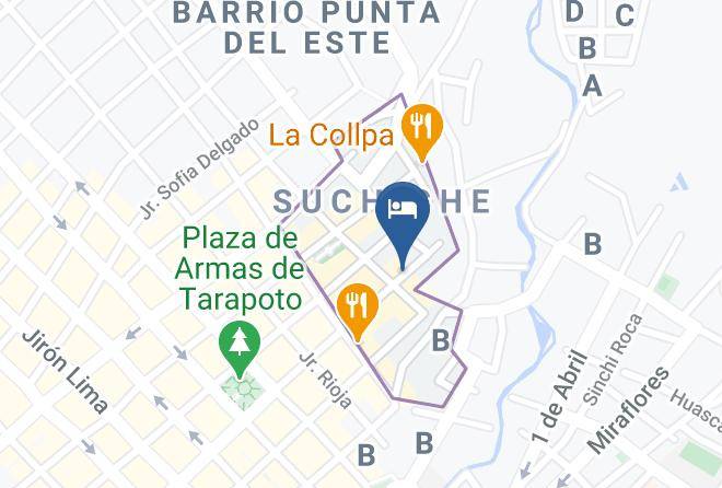 Tarapoto - Hotel Lago Azul Maps