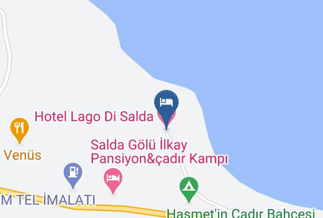 Yesilova - Hotel Lago Di Salda Maps