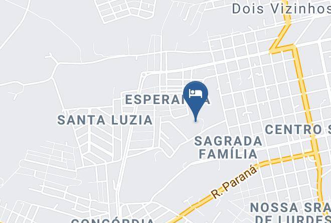 Dois Vizinhos - Hotel Lago Dourado Maps