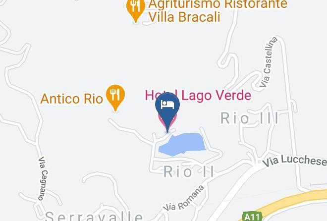 Pistoia - Hotel Lago Verde Maps