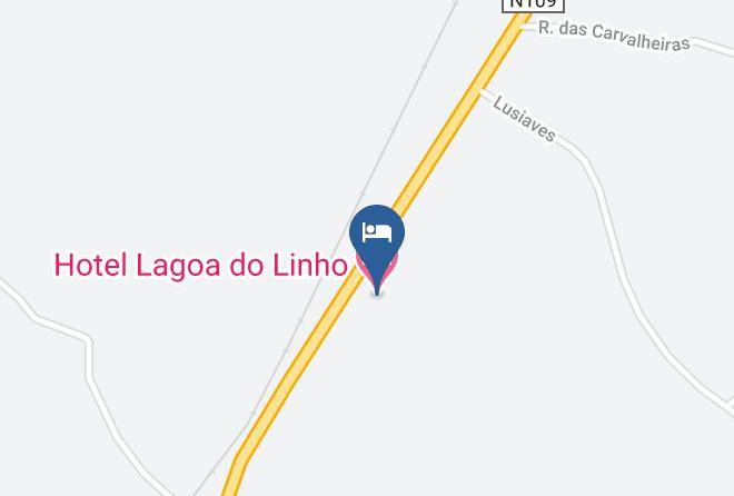Hotel Lagoa Do Linho Map