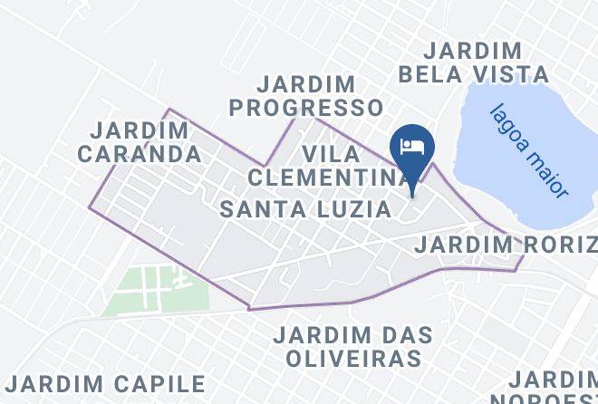 Tres Lagoas - Hotel Lagoa Maior Maps