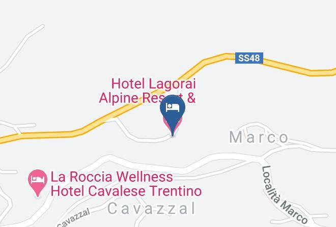 Trento - Hotel Lagorai Alpine Resort & Spa Maps