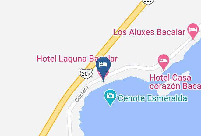 Bacalar - Hotel Laguna Bacalar Maps
