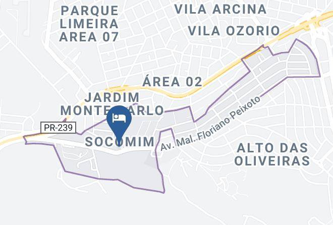 Telemaco Borba - Hotel Laguna Maps
