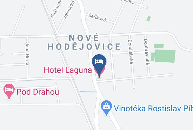 Ceske Budejovice - Hotel Laguna Maps
