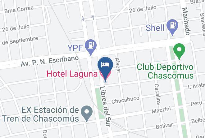 Chascomus - Hotel Laguna Maps