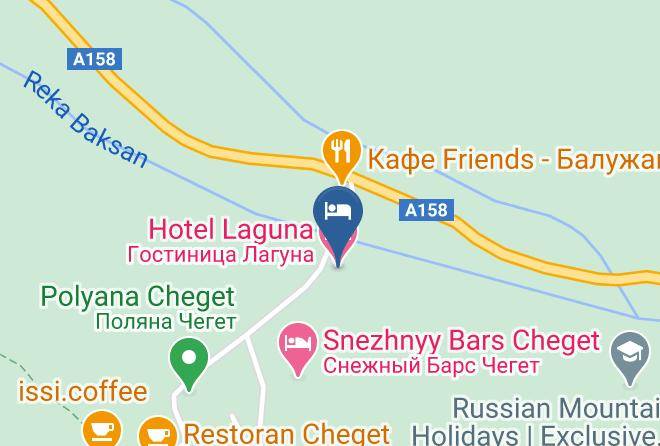 Elbrussky District - Hotel Laguna Maps