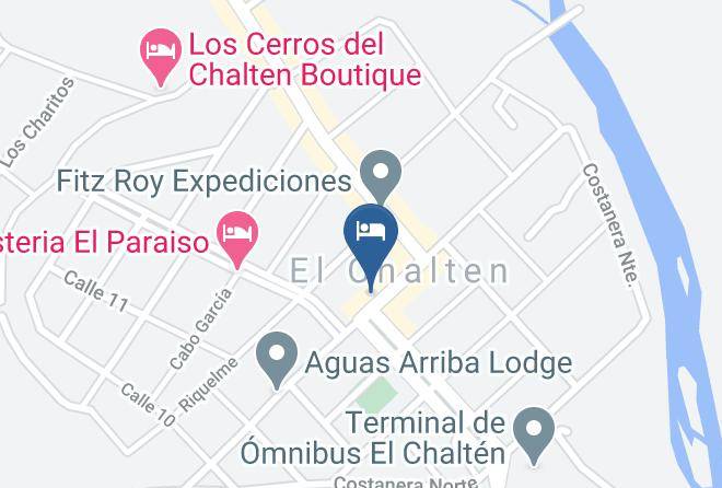 Lago Argentino - Hotel Laguna Torre Maps