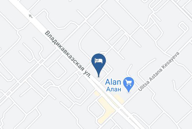 Vladikavkaz - Hotel Laguna Maps